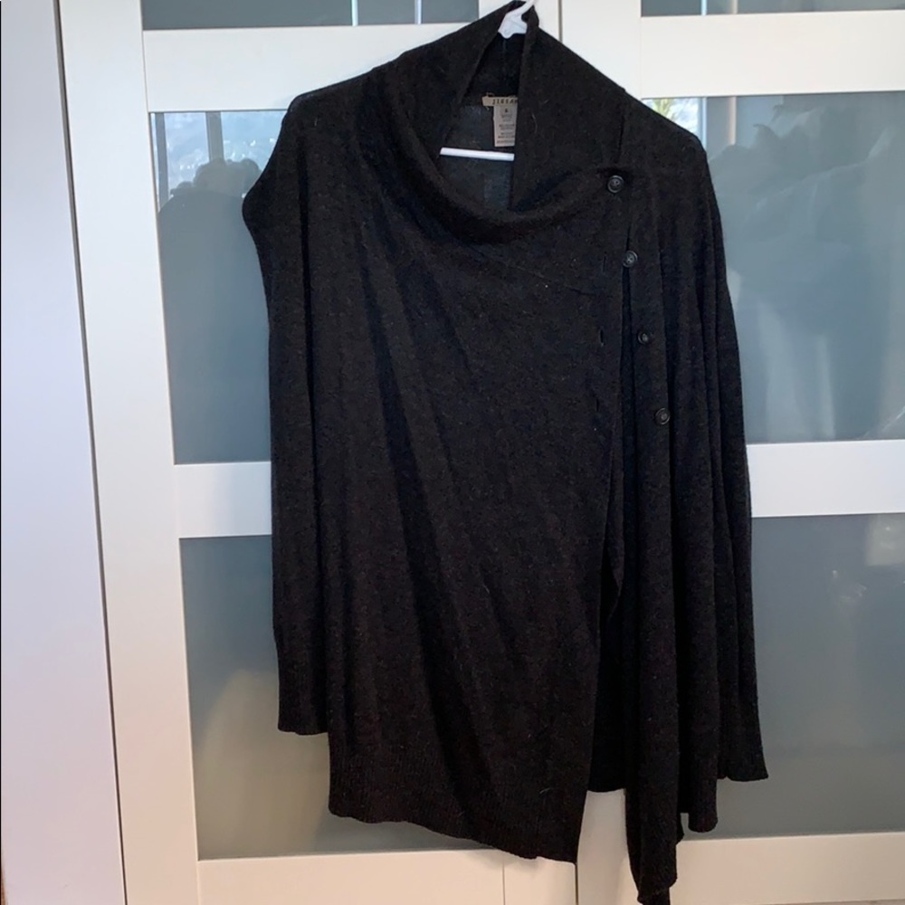 Jigsaw charcoal gray cardigan